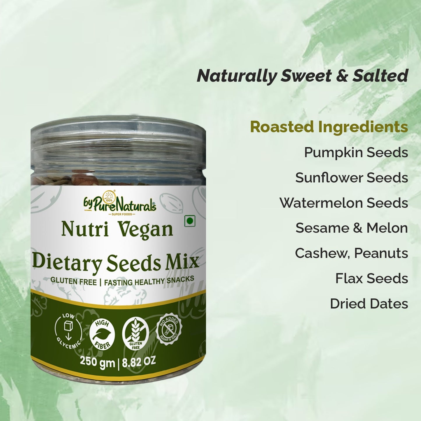 byPureNaturals Nutri Vegan Gluten Free Dietary Seed Mix- 250 Gm - BuyPureNaturals