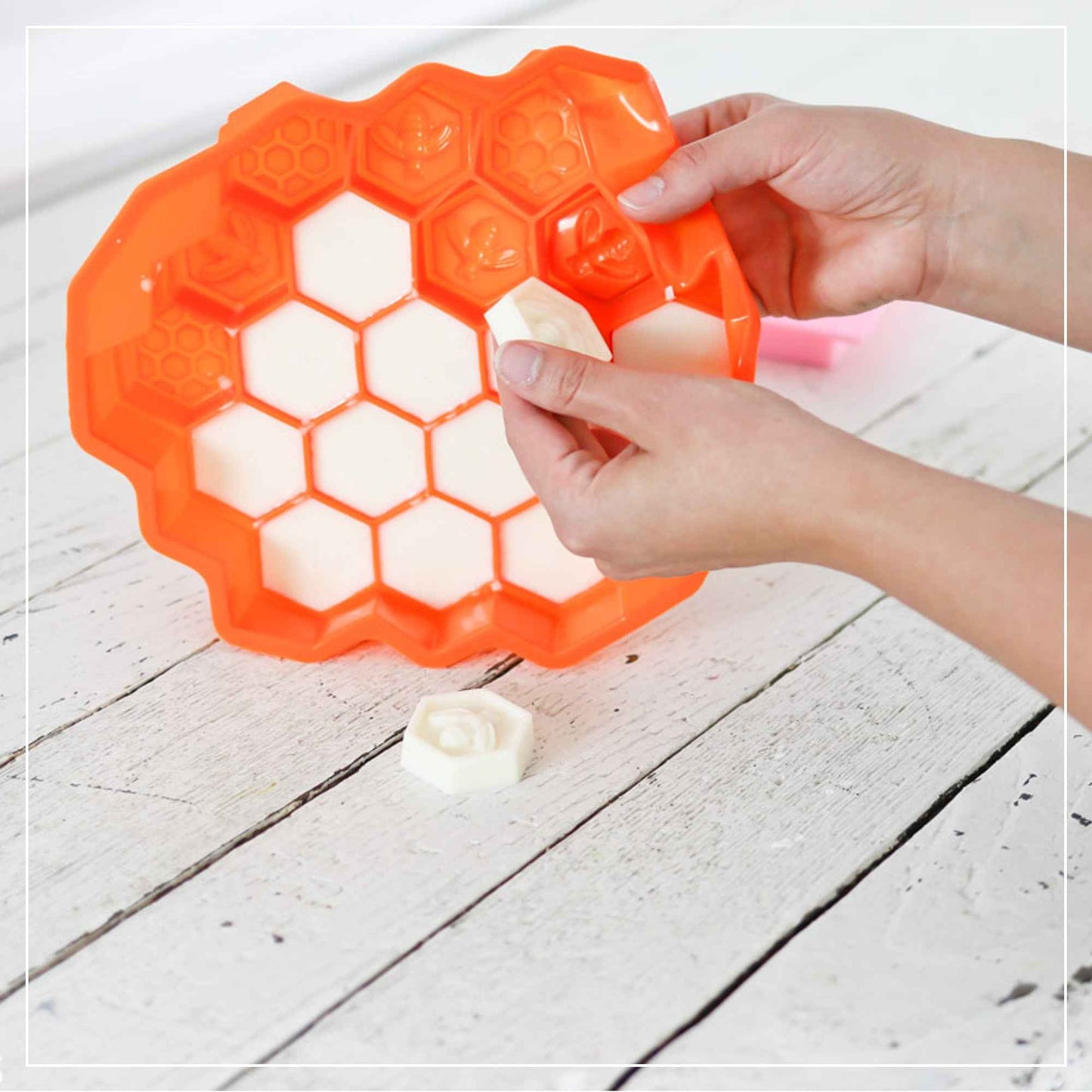 Hasthkar SLS & Paraben Free Goat Milk Glycerine Soap Base Bar- 450gm (Pack of 2)