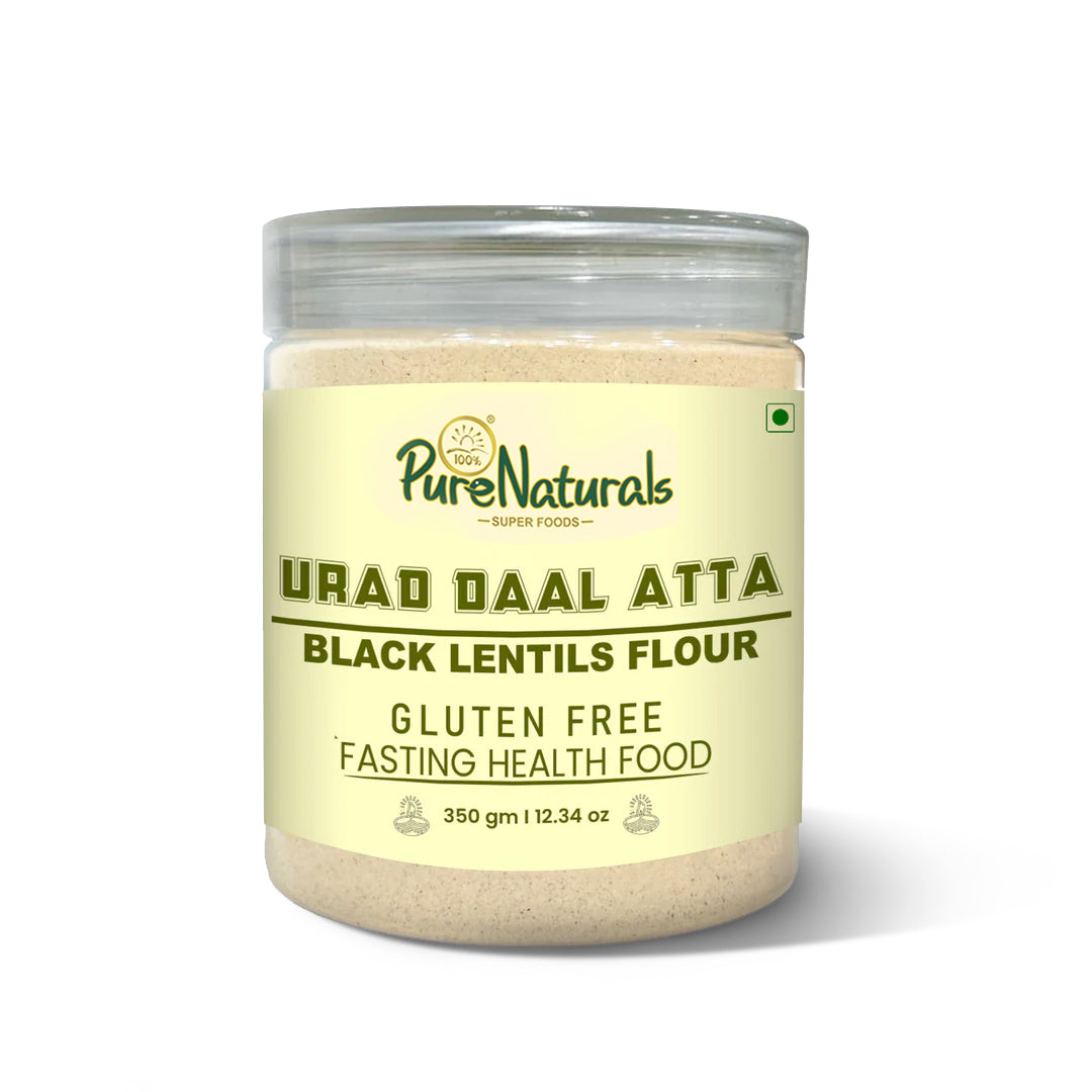 PureNaturals Gluten Free Urad Daal Atta (Black Lentils Flour)- 350 Gm