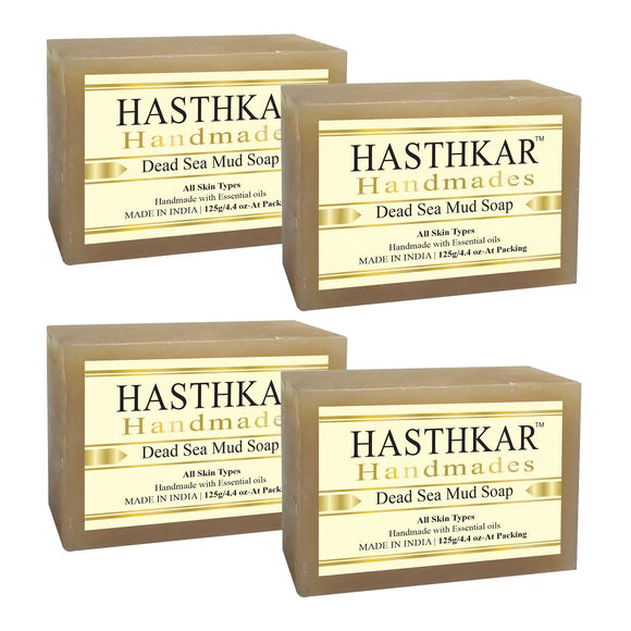 Hasthkar Handmade Glycerine Dead Sea Mud Soap- 125gm