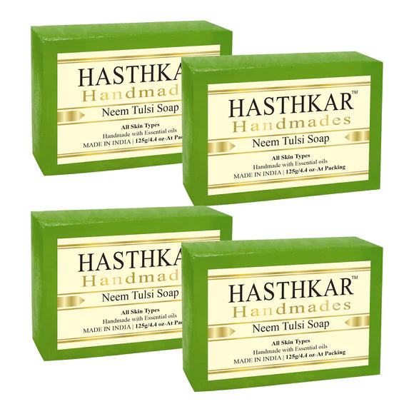 Hasthkar Handmade Glycerine Neem Tulsi Soap- 125gm