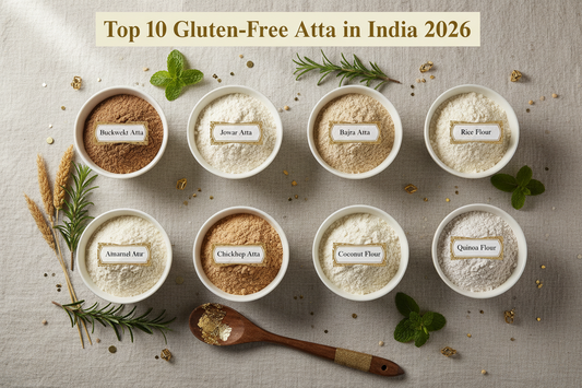 Top 10 Gluten-Free Atta in India (2026): Best Flours for Roti, Weight Loss & Diabetes