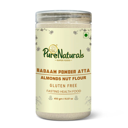 Gluten Free Badaam Powder Atta (Almonds Flour)- 450 Gm