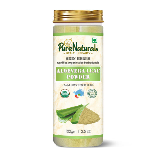 100% Organic Aloevera Powder- 100 Gm