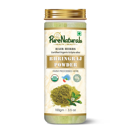 100% Organic Bhringraj Powder- 100 Gm