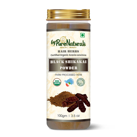 100% Organic Black Shikakai Powder- 100 Gm