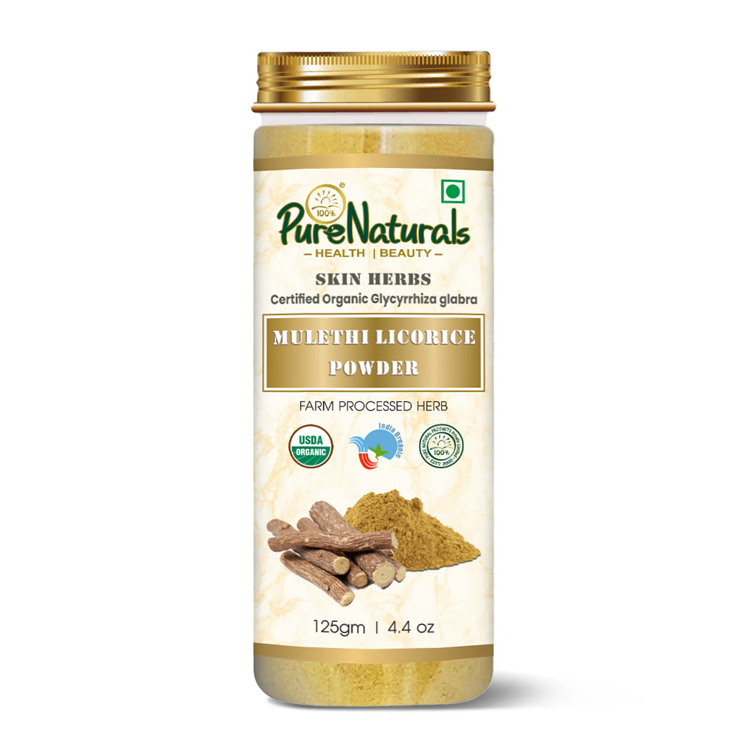 100% Organic Mulethi Licorice Powder- 125 Gm