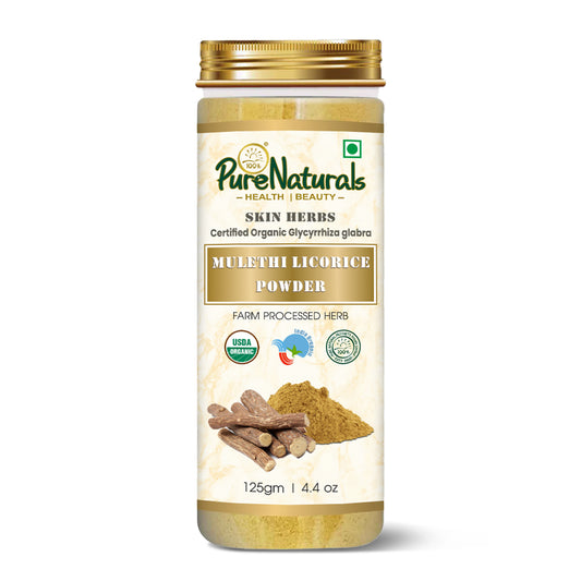 100% Organic Mulethi Licorice Powder- 125 Gm