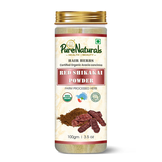 100% Organic Red Shikakai Powder- 100 Gm