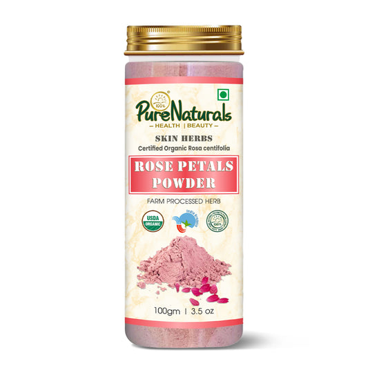 100% Organic Rose Petals Powder- 100 Gm