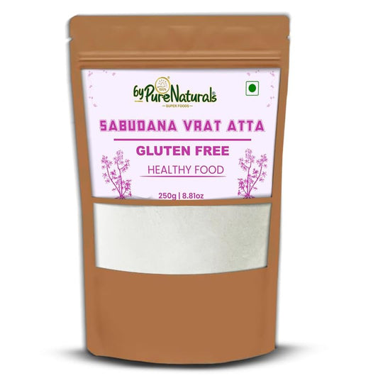 byPureNaturals Gluten Free Sabudana Vrat Atta (Sago Tapioca Flour)- 250 Gm - BuyPureNaturals
