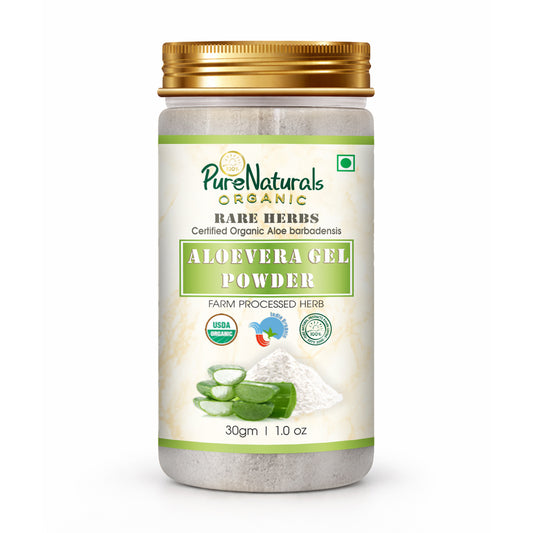 100% Organic Aloevera Gel Powder- 30 Gm