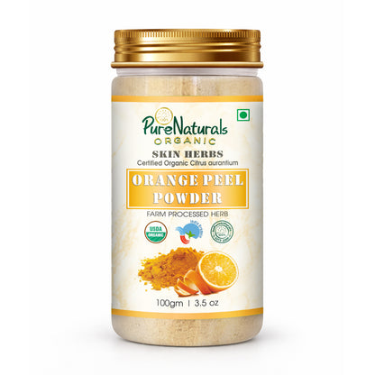 100% Organic Orange Peel Powder- 100 Gm