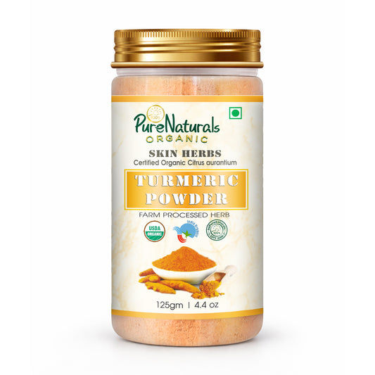 100% Organic Turmeric Powder (Daru Haridra)- 125 Gm