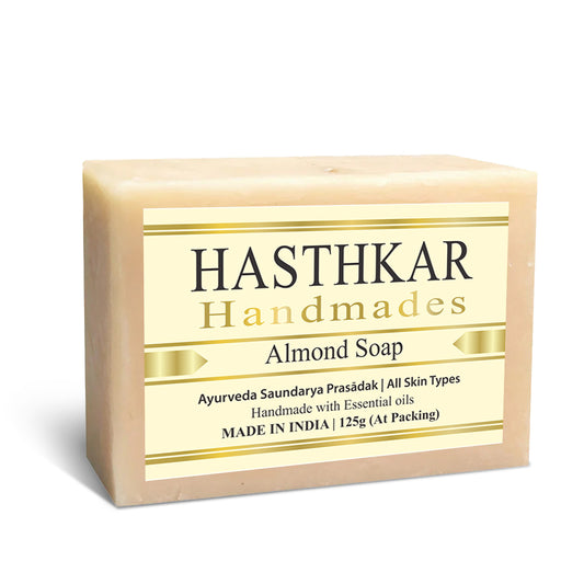 Hasthkar Handmade Glycerine Almond Soap- 125gm