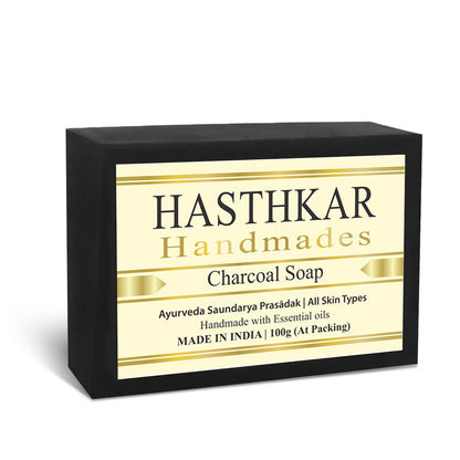 Hasthkar Handmade Glycerine Charcoal Soap- 100gm
