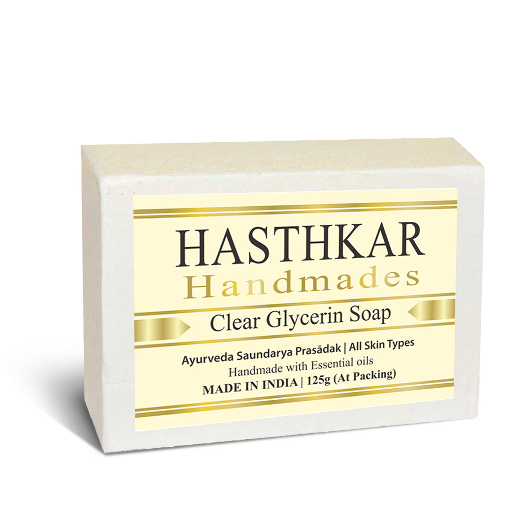 Hasthkar Handmade Clear Glycerine Soap- 125gm