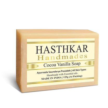 Hasthkar Handmade Glycerine Cocoa Vanila Soap- 125gm
