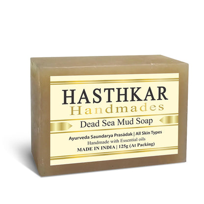 Hasthkar Handmade Glycerine Dead Sea Mud Soap- 125gm