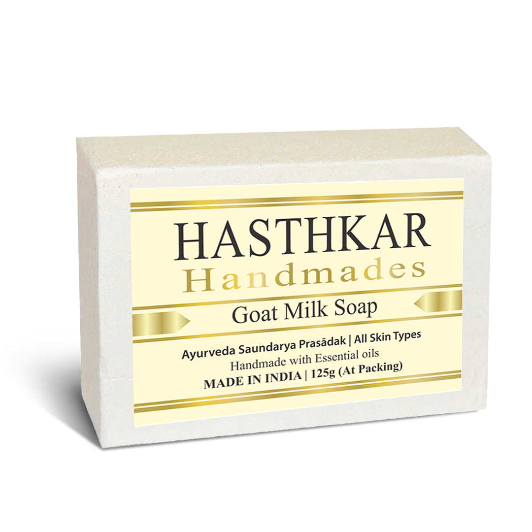 Hasthkar Handmade Glycerine Goat Milk Soap- 125gm