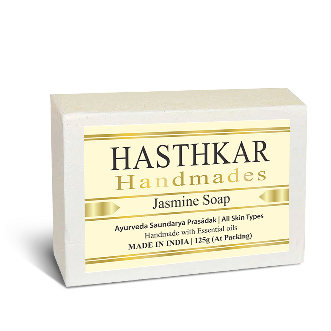 Hasthkar Handmade Glycerine Jasmine Soap- 125gm