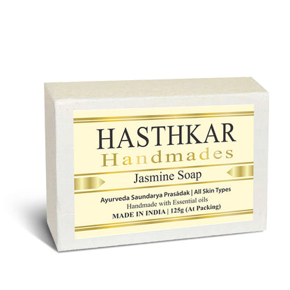 Hasthkar Handmade Glycerine Jasmine Soap- 125gm