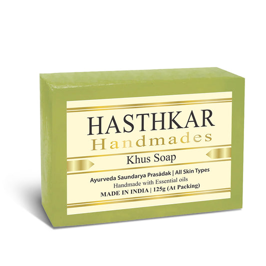 Hasthkar Handmade Glycerine Khus Soap- 125gm