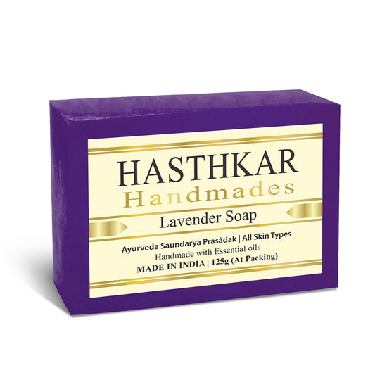 Hasthkar Handmade Glycerine Lavender Soap- 125gm