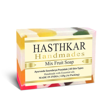 Hasthkar Handmade Glycerine Mix Fruit Soap- 125gm