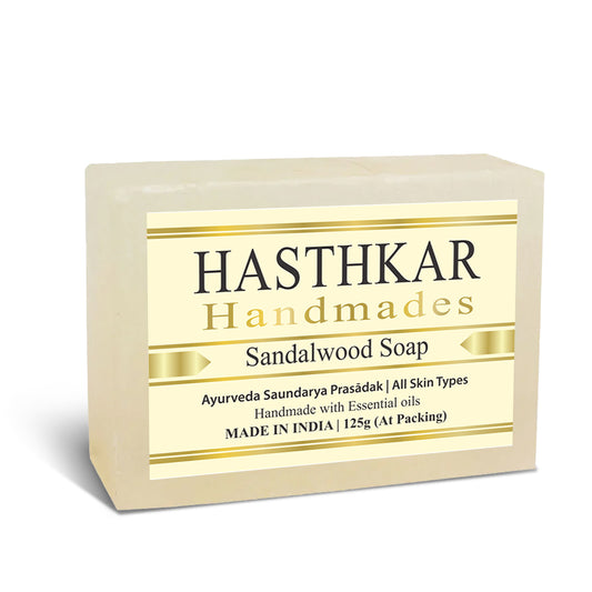 Hasthkar Handmade Glycerine Sandalwood Soap- 125gm