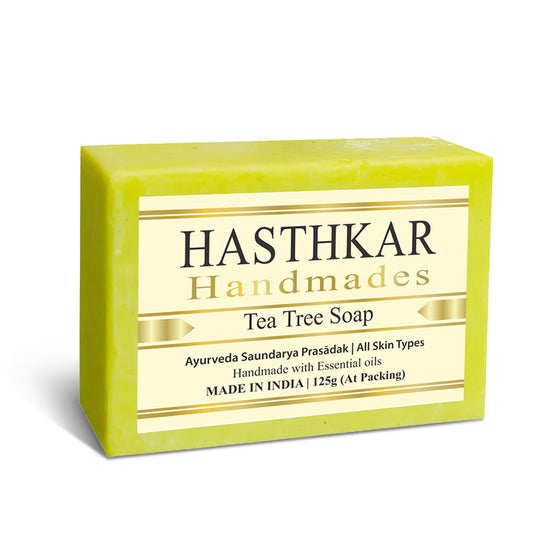 Hasthkar Handmade Glycerine Tea Tree Soap- 125gm