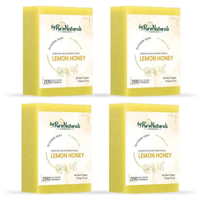 byPureNaturals SLS & Paraben Free Lemon Honey Soap- 125gm