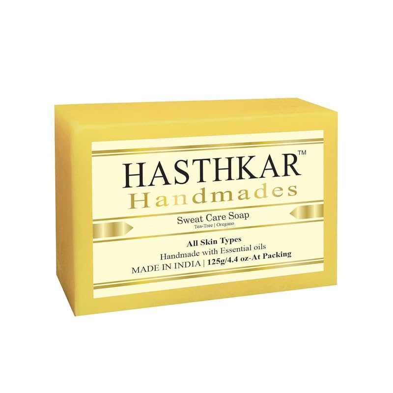 Hasthkar Handmade Glycerine Sweat Care Soap- 125gm - BuyPureNaturals