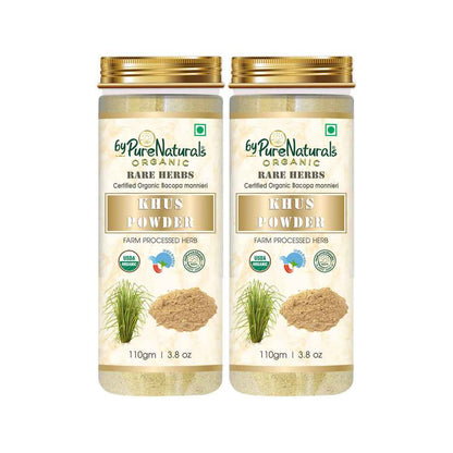 byPureNaturals 100% Organic Khus Powder- 110 Gm