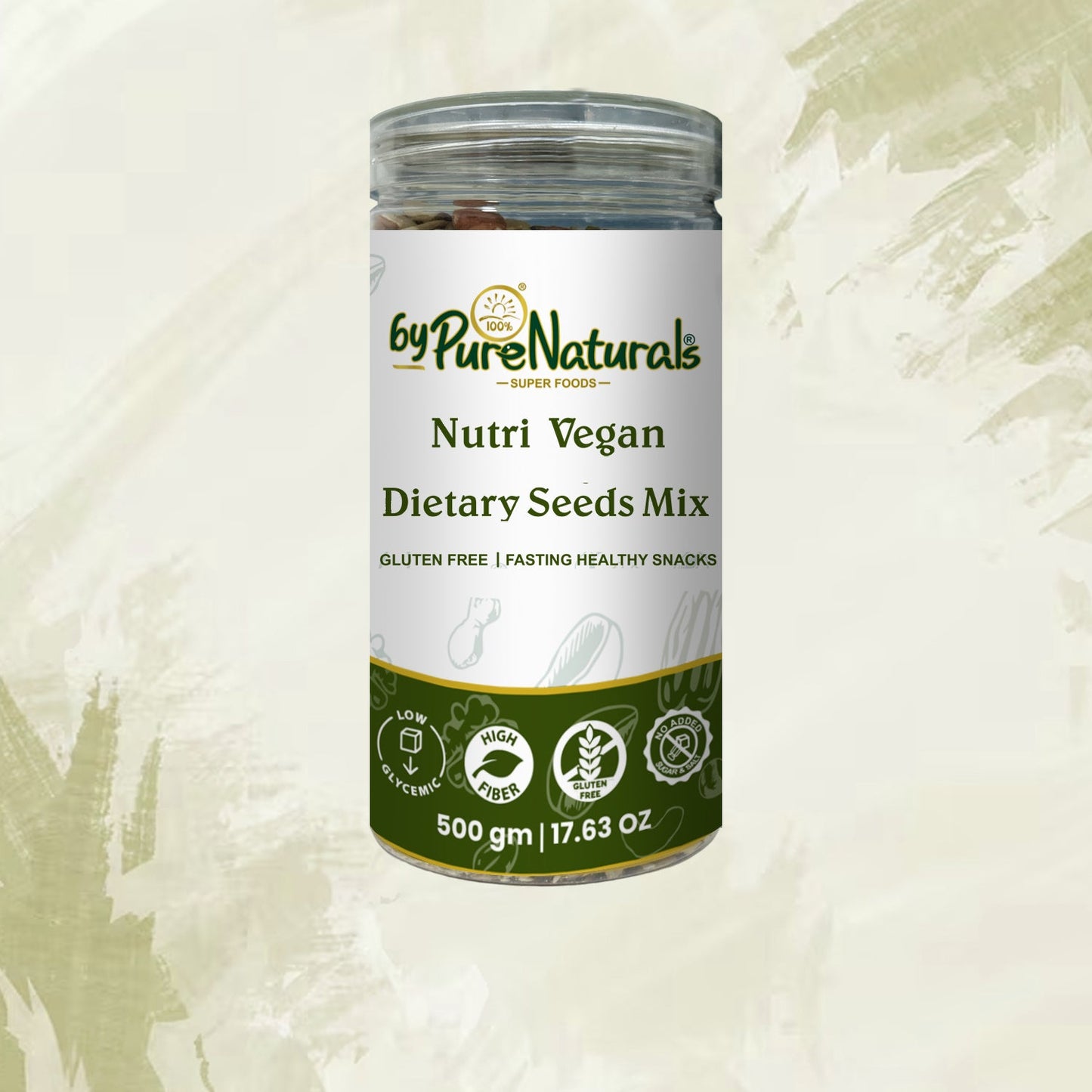 byPureNaturals Nutri Vegan Gluten Free Dietary Seed Mix- 500 Gm - BuyPureNaturals