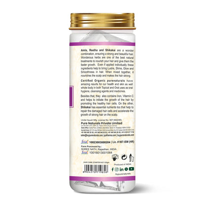 100% Organic Hair Care DIY Kit- 120 gm