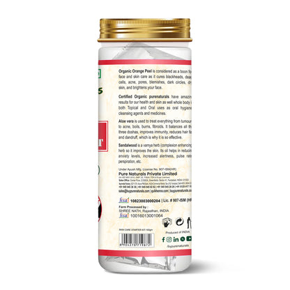 100% Organic Skin Care Starter Kit- 100 Gm