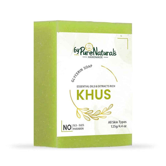 byPureNaturals SLS & Paraben Free Khus Soap- 125gm