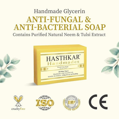 Hasthkar Handmade Glycerine Sweat Care Soap- 125gm - BuyPureNaturals