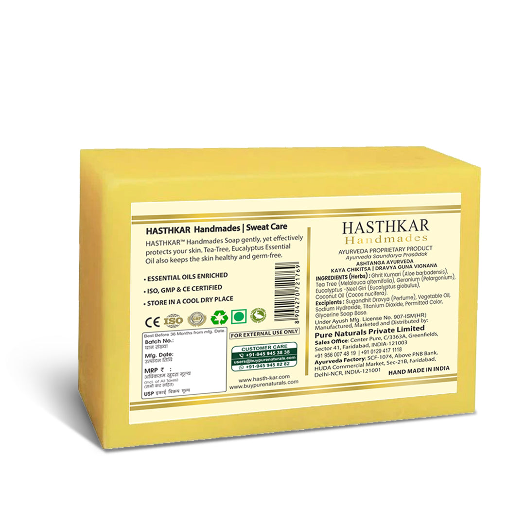 Hasthkar Handmade Glycerine Sweat Care Soap- 125gm