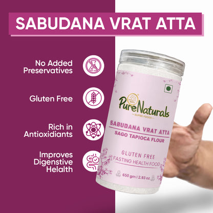 Gluten Free Atta – Sabudana Vrat (Sago Tapioca) Flour 650g