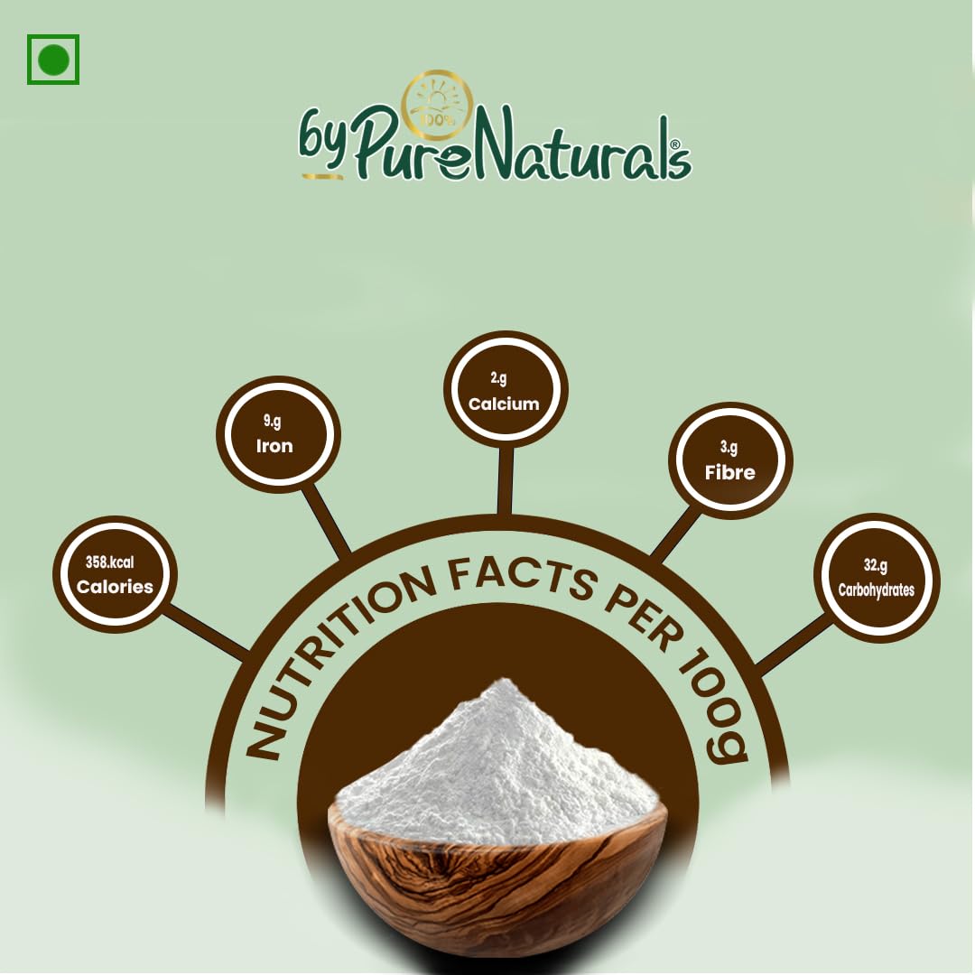 byPureNaturals Gluten Free Sabudana Vrat Atta (Sago Tapioca Flour)- 250 Gm - BuyPureNaturals