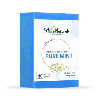 byPureNaturals SLS & Paraben Free Mint Soap- 125gm