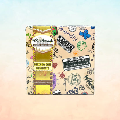 Cow Ghee Diya Baati for Pooja- 30pcs