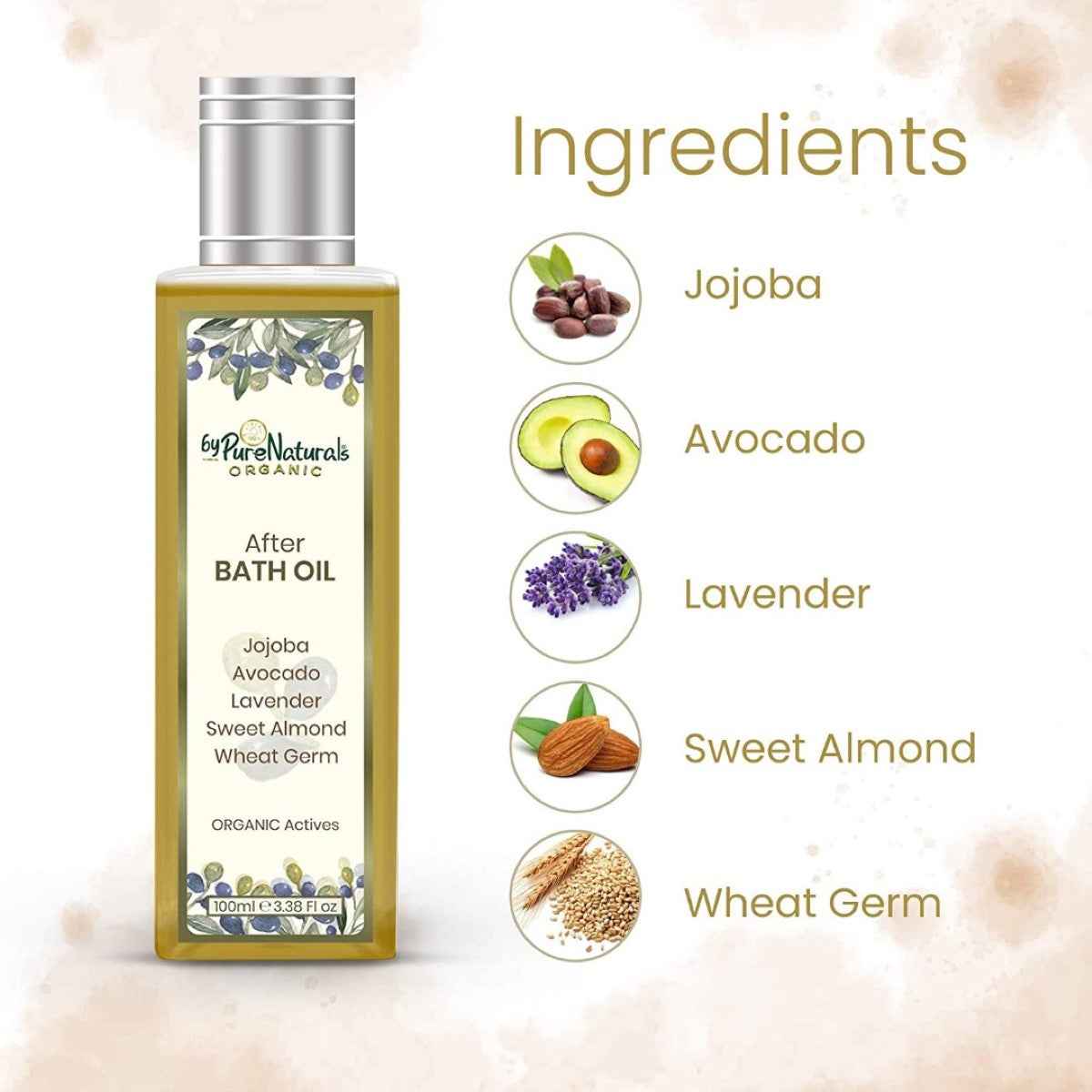 byPureNaturals Organic After Bath Oil- 100ml