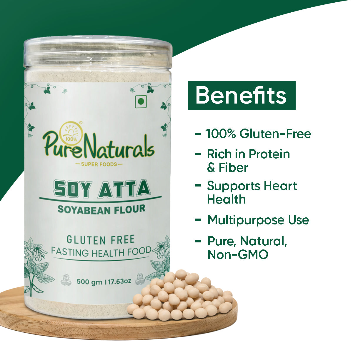 Gluten Free Atta – Soybean Flour 500g