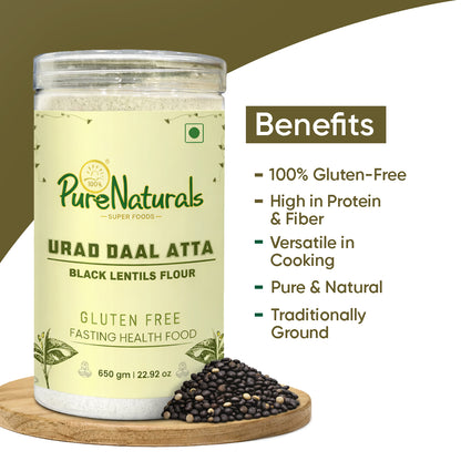 Gluten Free Atta – Urad Dal (Black Lentil) Flour 650g