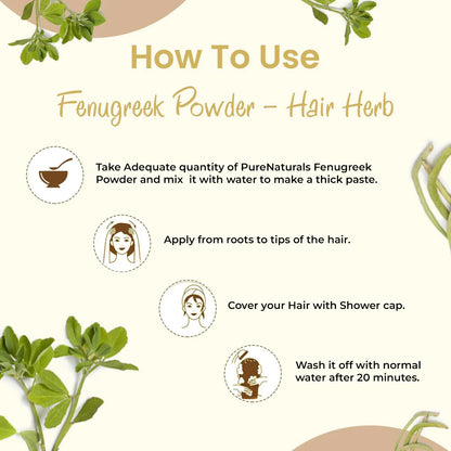 100% Organic Fenugreek Powder- 100 Gm