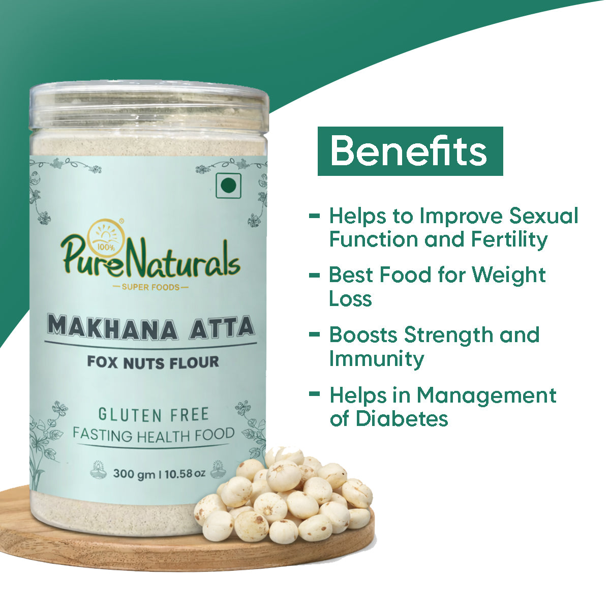 Gluten Free Atta – Makhana (Fox Nut) Flour 300g