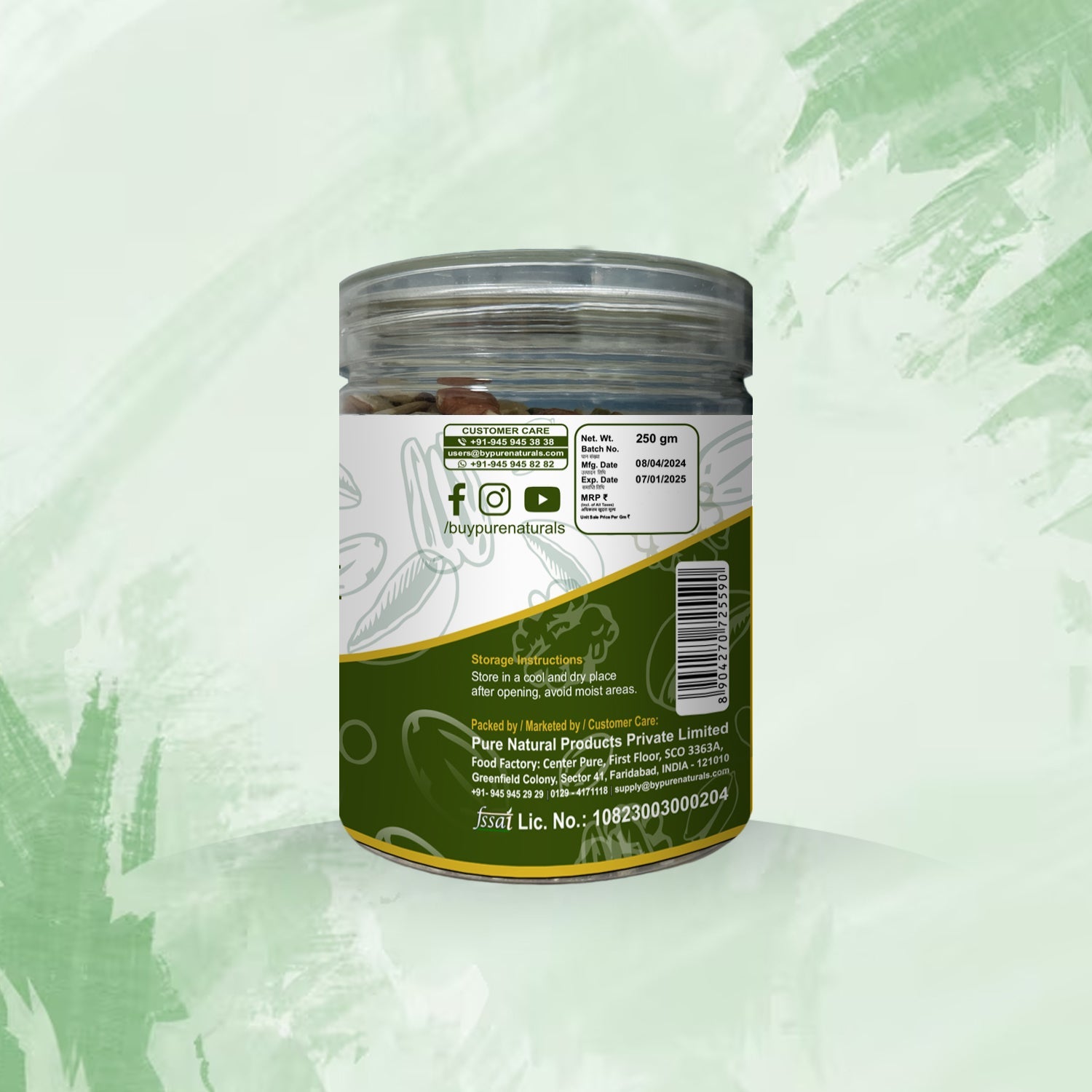 byPureNaturals Nutri Vegan Gluten Free Dietary Seed Mix- 250 Gm - BuyPureNaturals